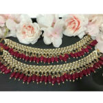 ANKLETS-WITH-RED-PEARLS-ITEM#-J32-MAROON-CLOSE-VIEW