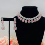 A.D Set with Earrings Item# 891 PINK