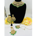 bridal-necklace-set-#909-green